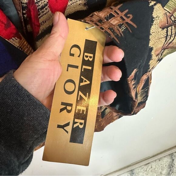 VTG BLAZER GLORY 100% rayon - Picture 8 of 12